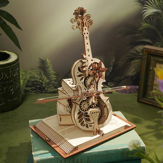 The Magic Cello, Mechanical Music Box, 3D Wooden Puzzle