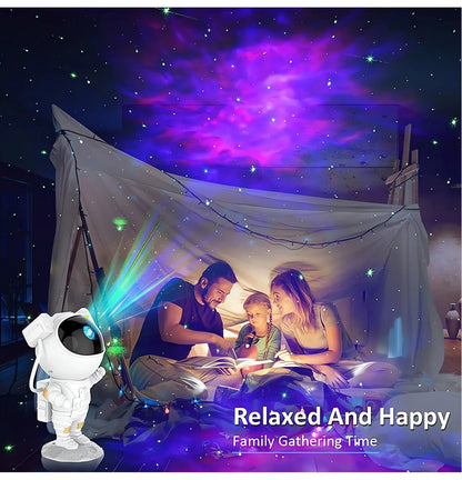 Astronaut Star Projector - Galaxy Night Light, Starry Nebula, Ceiling LED Lamp, Gift for Kids, Adults, for Bedroom, Birthdays.