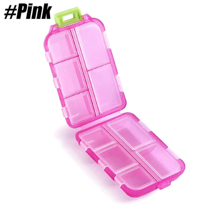 Portable Travel Pill Box Organizer